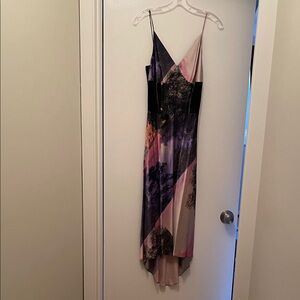 Tracy Reese Pink and Purple High Low Dress